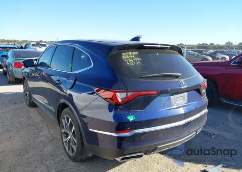 2023 Acura Mdx Technology Package z USA, uszkodzony, nr VIN 5J8YD9H48PL000373